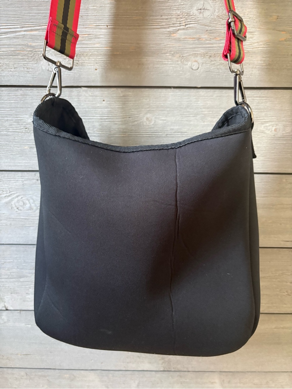 HAUTE SHORE Black Neoprene Crossbody Bag - Picture 7 of 8